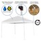 Flash Furniture White Pop Up Canopy Tent and Bi-Fold Table Set JJ-GZ10183Z-WH-GG - alternate 10